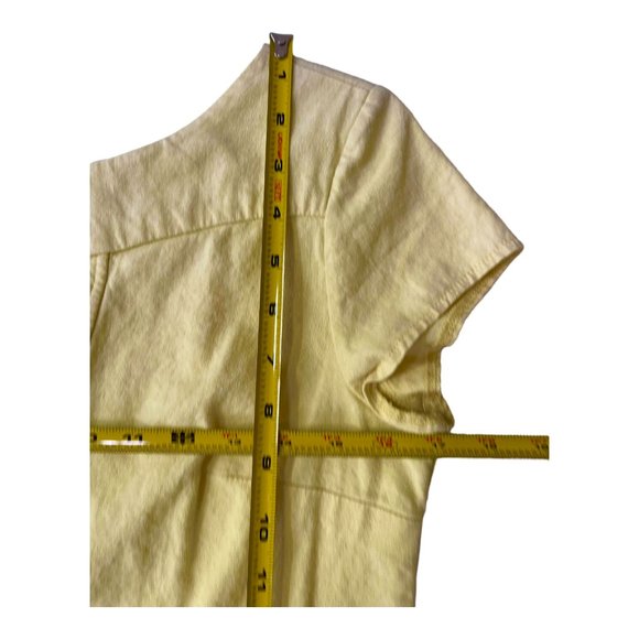 Linen Arizzo straight zipper back women's dress size medium - Picture 8 of 9